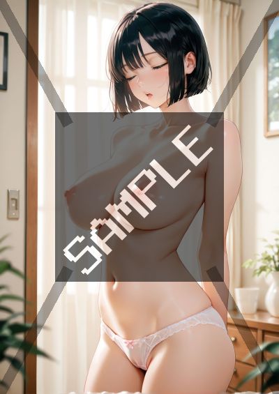 巨乳のAIイラストポスター SG4155