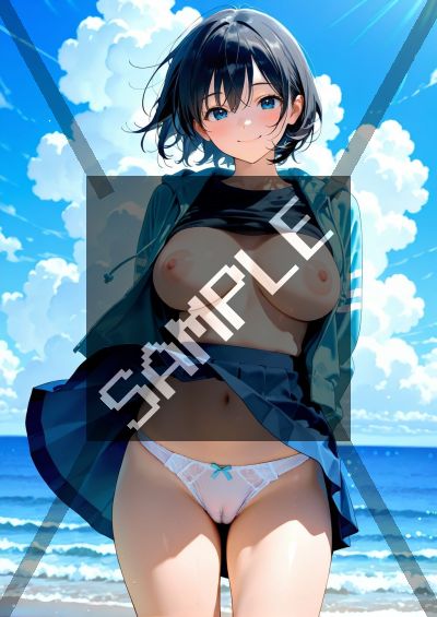 野外・露出のAIイラストポスター SG4165