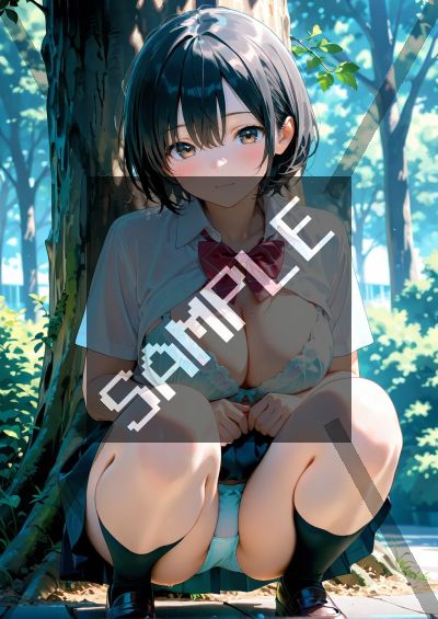 野外・露出のAIイラストポスター SG4180