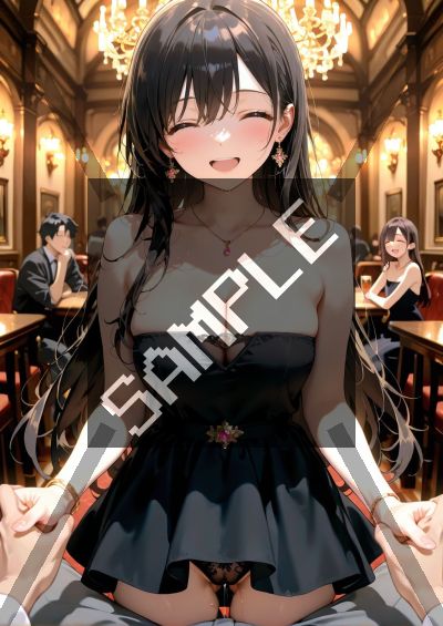 貧乳・微乳のAIイラストポスター SG4262