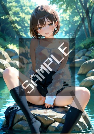貧乳・微乳のAIイラストポスター SG4265