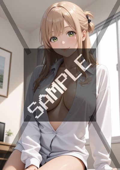 ギャルのAIイラストポスター SG4362