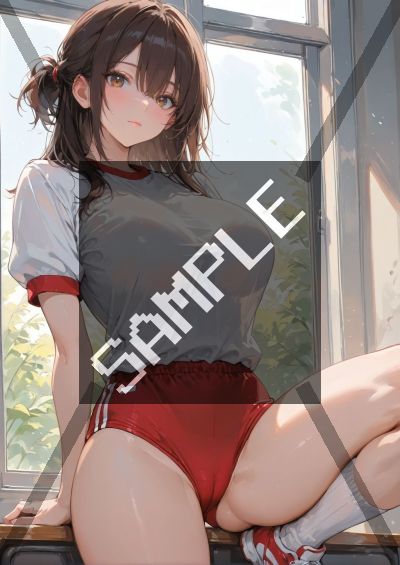 ぽっちゃりのAIイラストポスター SG4566