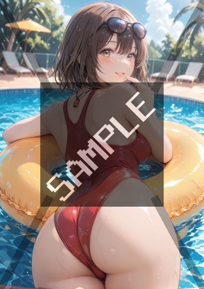 めがねのAIイラストポスター SG5054