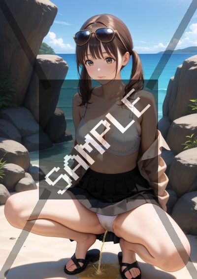 めがねのAIイラストポスター SG5220