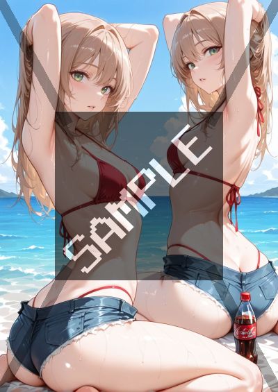筋肉のAIイラストポスター SG5558