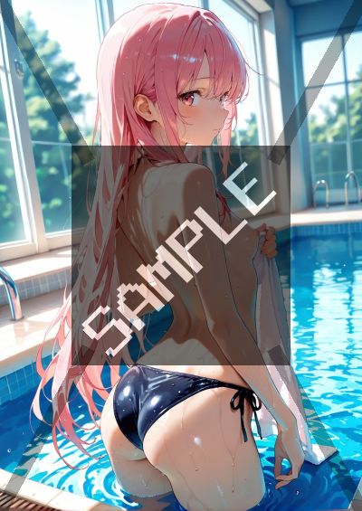 お風呂・温泉のAIイラストポスター SG6054