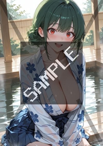和服・浴衣のAIイラストポスター SG6882