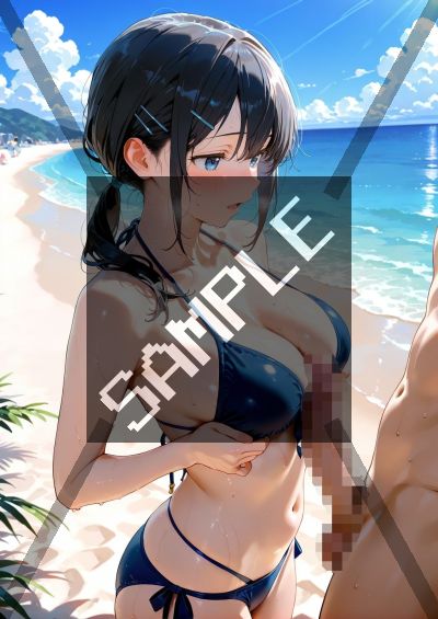 パイズリのAIイラストポスター SH0599