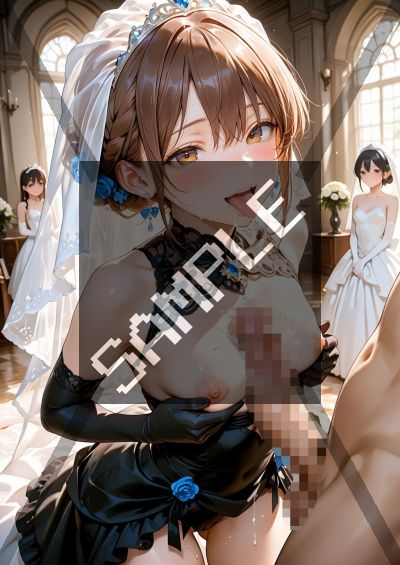 パイズリのAIイラストポスター SH2272
