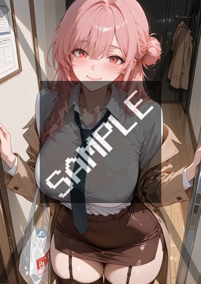 OLのAIイラストポスター SH2846