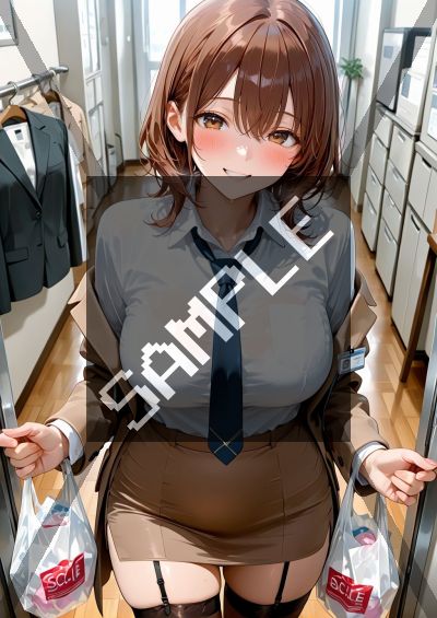 OLのAIイラストポスター SH3408