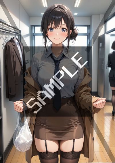 OLのAIイラストポスター SH4191