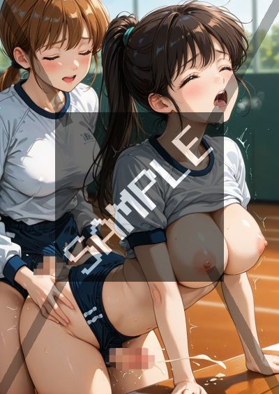 ふたなりのAIイラストポスター SH5848