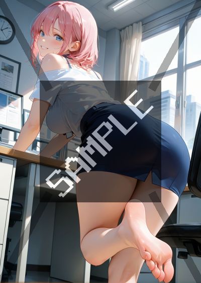 OLのAIイラストポスター SH6051